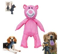 Genérico Unbreak Bear Dog Toy, Unbreak-Bear for Heavy Chewers, Unbreakable Bear, Indestructible Bear Pet Toys, for Aggressive Chewers (Pink 1 Pcs)