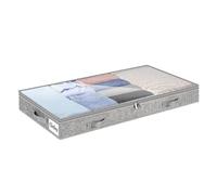 Genérico Under Bed Storage Containers - Foldable Closet Organizer With Clear Top | With Transparent Window, For Quilt Sweater Bedding Bedroom Dorm College Home