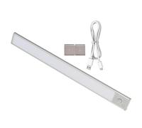 Generico Under Cabinet Lights - Aluminum PVC | Led Light Strip Under Cabinet With 3 Colors | Magnetic Nightlight Fixtures For Bedroom Wardrobe Stair Kitchen, Improved Task Visibility