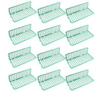 Genérico Under Couch Blocker - 12 Pieces Bed Furniture Bottom Stopper | Protective Pads for Pets, Home, Living Room, Bedroom, Playroom or Prevent Furniture Damage, 14.57x6.69x4.72in