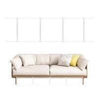 Genérico Under Couch Blocker - Clear Adjustable Barrier Board | Pet Furniture Guard Anti Crawl Shield For Cat Dog Kitten Safety Under Sofa Chair Bed In Living Room Bedroom Corner Doorway