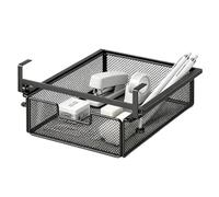 Genérico Under Desk Drawer Slide Out Slide-Out No Drilling Organizer Box