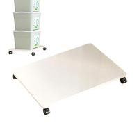 Genérico Under Desk Printer Stand - 4 5x30x6.2cm Multipurpose Organizer - Printer Stand with 4 Caster Wheels,for Washing Machine Plant Port Suitcase Home Appliance Living Room Meeting Room