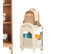 Genérico Under Desk Storage Cart, 2-Tier Trolley Cart, Multi-Functional Storage Cart, Textbook Storage Cart, Under Desk Cart, Rolling Trolley Cart, Storage Trolley, Classroom Storage Carts