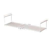Genérico Under Shelf Organizer - Iron 30-60cm Adjustable | Extendable Space-Saving Rack Under Cabinet Shelf Basket | For Home Kitchen Cupboard Pantry Bathroom Closet Bedroom