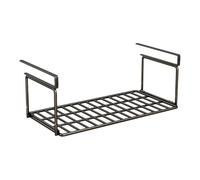 Genérico Under Shelf Shoe Rack - 40cm Metal Storage Tray | Space Saving Closet Organizer, Hanging Shoe Shelf For Cabinet Partition with Air Circulation Grid For Home Storage and Organization