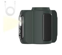 Generico Under Shirt Fan, Cooling Device,4.33x3.74x2.76 inches Wearable Rechargeable Personal Fan with LED Light, Lightweight Chlling Aid for Camping Hiking Fishing Climbing Travel, Work