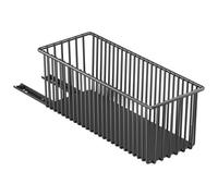 Genérico Under Sink Pull Out Organizer, Pull-Out Drawers, Metal Storage Basket Shelf, Durable Kitchen Storage for Pantry Organization, Closet, Home, Apartment, Bedroom, Bathroom Use, Black