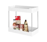 Genérico Under Sink Storage Organizer - 2 Tier Under Kitchen Bathroom Sink Organizers,Organisation Cupboard, Multi Purpose Storage Shelf For Vanity Undersink Cabinet Pantry Organizer Rack For Kitchen