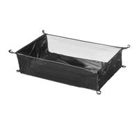 Genérico Under Table Storage, Mesh Basket Organizer, Quick Access Foldable Design Lightweight Material Easy Installation Compact Packing, Hangable Pouch for Outdoor, Camping Table