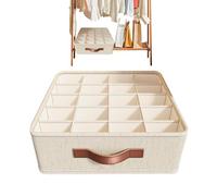 Genérico Underwear Organizer, Sock Storage Box, Space Saving Multifunctional Storage with 20 Grids, Premium Quality Portable Compact Ideal para Bedroom, Closet, and Apartment Use