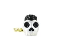 Genérico Único esqueleto de calabaza diseño 3D impreso clicker llavero; divertido Halloween serie descomprimir juguete y regalo del partido