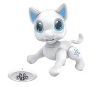 Generico Unicornio teledirigido perro radiocontrol gato con mando a distancia con luces, sonidos y versos cachorros Smart interactivos robot multifunción animal inteligente teledirigido infrarrojos