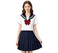 Genérico Uniforme Marinero Japonés Falda Plisada, Ropa Cómoda