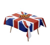Genérico Union Jack Tischdecke - Britische Flagge Design Für UK Deko | Hochwertige Tischwäsche Aus Polyester & Gabardine | Wiederverwendbar Für Nationalfeiertag, Partys & Events - 3 Größen