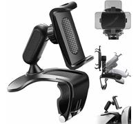 Genérico Unirexa Phone Holder, Unirexa Dashboard Phone Holder, Universal 360° Dashboard Phone Holders, Multifunctional Car Clip on Phones Holders, Fits 4”-7” Phones (1Pcs)