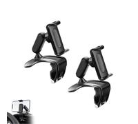 Genérico Unirexa Phone Holder,Unirexa Universal 360 Dashboard Phone Holders,Multifunctional Car Clip on Phones Holders,Rock-Solid Grip,Rotatable, Adjustable,for Steering Wheel & Sun Visor (2PCS)