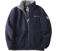 Genérico Unisex Double-Layer Padded Warm Jacket Men's Full-Zip Polar 360 Fleece Jackets with Pockets Winter Ultra-Warm Sherpa Jacket (navy,L)