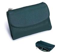 Genérico Unisex Leather Wallet,Genuine Leather Coin Purse with Credit Card Holder,Coin Holder & Cash Slots,Small Compact Bifold Pocket Purse (1)