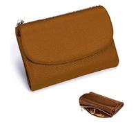 Genérico Unisex Leather Wallet,Genuine Leather Coin Purse with Credit Card Holder,Coin Holder & Cash Slots,Small Compact Bifold Pocket Purse (2)