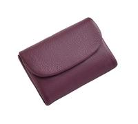 Genérico Unisex Pebble Leather Wallet, 2025 New Unisex Pebble Leather Wallet, Multi-Card Slots Soft Durable, Slim Lightweight, Ideal for Daily Use, Commuting, Travel & Casual Outings (Light Purple)