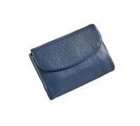 Genérico Unisex Pebble Leather Wallet, 2025 New Unisex Pebble Leather Wallet, Multi-Card Slots Soft Durable, Slim Lightweight, Ideal for Daily Use, Commuting, Travel & Casual Outings (Navy Blue)