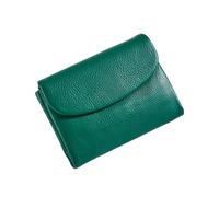 Genérico Unisex Pebble Leather Wallet, 2025 New Unisex Pebble Leather Wallet, Multi-Card Slots Soft Durable, Slim Lightweight, Ideal for Daily Use, Commuting, Travel & Casual Outings (Bamboo Green)