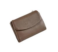 Genérico Unisex Pebble Leather Wallet, 2025 New Unisex Pebble Leather Wallet, Multi-Card Slots Soft Durable, Slim Lightweight, Ideal for Daily Use, Commuting, Travel & Casual Outings (Khaki)