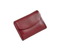 Genérico Unisex Pebble Leather Wallet, 2025 New Unisex Pebble Leather Wallet, Multi-Card Slots Soft Durable, Slim Lightweight, Ideal for Daily Use, Commuting, Travel & Casual Outings (Bordeaux Red)