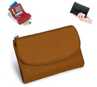Genérico Unisex Pebble Leather Wallet, 5.3In Short Genuine Leather Coin Card Holder, with Credit Card Holder, Coin Holder & Cash Slots (K)