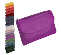 Genérico Unisex Pebble Leather Wallet, Cute Small Wallets For For Men and Women, 5.3in Leather Coin Card Holder with Card Slots, Coin Pocket & Cash Storage, Small Compact Pocket Purse Multicolor (N)