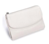 Genérico Unisex Pebble Leather Wallet, Short Genuine Leather Coin Card Holder, Small Wallets for Women, Dual Zipper Coin Pockets Credit Card Holder for Men & Women (#12)