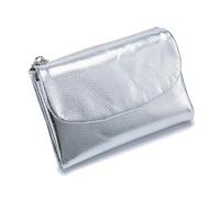 Genérico Unisex Pebble Leather Wallet, Short Genuine Leather Purse for Coins and Cards, for Men Women (11)
