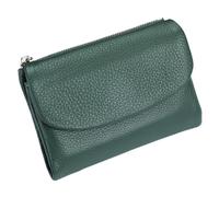 Genérico Unisex Pebble Leather Wallet, Short Genuine Leather Purse for Coins and Cards, Multicolor Clutch for Women, Small Compact Bifold Pocket Purse, Unisex Wallet (Lake Blue)