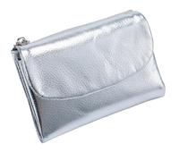 Genérico Unisex Pebble Leather Wallet,Short Leather Purse for Coins and Cards,Natural Stone Texture Small Purse with Zippered Pockets