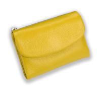 Genérico Unisex Pebble Leather Wallet, Small Compact Bifold Pocket Purse with Credit Card Holder, Genuine Leather Coin Purse (05)