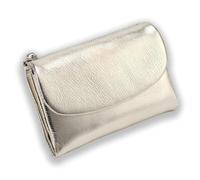 Genérico Unisex Pebble Leather Wallet, Small Compact Bifold Pocket Purse with Credit Card Holder, Genuine Leather Coin Purse (07)