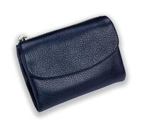 Genérico Unisex Pebble Leather Wallet, Small Compact Bifold Pocket Purse with Credit Card Holder, Genuine Leather Coin Purse (11)