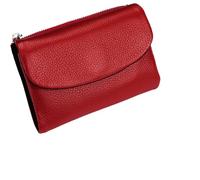 Genérico Unisex Pebble Leather Wallet - Small Wallets for Women, Women's Genuine Leather Coin Purse with Credit Card Holder,Slim Multicolor Bifold Purse for Men Woman Everyday Use (#02)