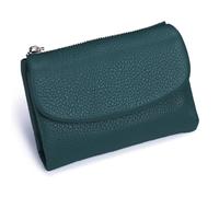 Genérico Unisex Pebble Leather Wallet, Unisex Soft Pebble Leather Wallet, Women Clutch Bags, Can Hold Coins, ID Cards (Light Blue)