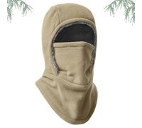 Genérico Unisex Windproof & Warm Balaclava, Multi-Functional Winter Hat, Outdoor Multifunctional Winter Face Mask (Khaki)