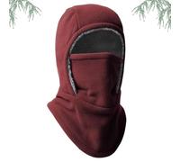 Genérico Unisex Windproof & Warm Balaclava, Multi-Functional Winter Hat, Outdoor Multifunctional Winter Face Mask (Red)