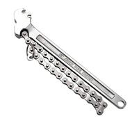 Genérico Unîversał Chain Wrench For Oil Filters & Pipes - Adjustable Multi-Functional Grip Tool | Professional Mechanic & Plumber Accessory For Tight Spaces & Heavy Use