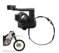 Genérico Universal ATV Thumb Throttle - Aluminum Throttle Seat Cable | 50-250cc Vehicles | Replacement Accelerator For Motorcycle Off Road Dirt Bike | No Drill Install, Long Life Control