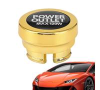 Genérico Universal Car Çigárette Lightër Dust Cover - ABS Anti Dust Plug | Transparent Charger Port Protector Cap Anti Accidental Touch Auto Socket Safety Insert Accessory 99 Percent Fit