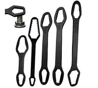 Genérico Universal Car Wrench Set, Self Tightening Spanner, Double Ended Tool with Grip, Garage Bolt Aid with Balance, Household Equipment, Support Kit for Bike Bicycle Shower Furniture