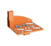 Genérico Universal Chainsaw Holder For Tractors | Heavy-Duty Steel Carrier With U-Bolt Mount, Fits Standard ROPS And ATV Racks, Includes Protective TPU Scabbard For 20" Bars; Perfect For Farms And