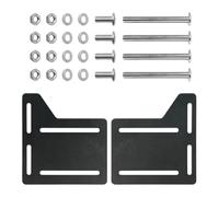 Genérico Universal Headboard Adapter - 2 Pieces Headboard Bed Frame Brackets | Carbon Steel Heavy Duty Metal Modification Adapter with Hardware For Wall Sleep Cave Footboard Mount Furniture Bedroom