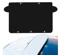 Genérico Universal Magnetic Car Windshield Snow Cover - 173x120cm Silver-Coated Cloth Protection - Scratch-Resistant UV and Sun Shield - Heat-Insulating For Winter and All-Season Use