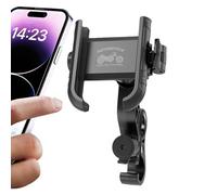 Genérico Universal Phone Holder For Motorcycles - Shock Absorption Image Stabilization | Quick Release Buckle Secure Mount, Handed 360° Flexible Rotation For Electric Motorcycle Riding